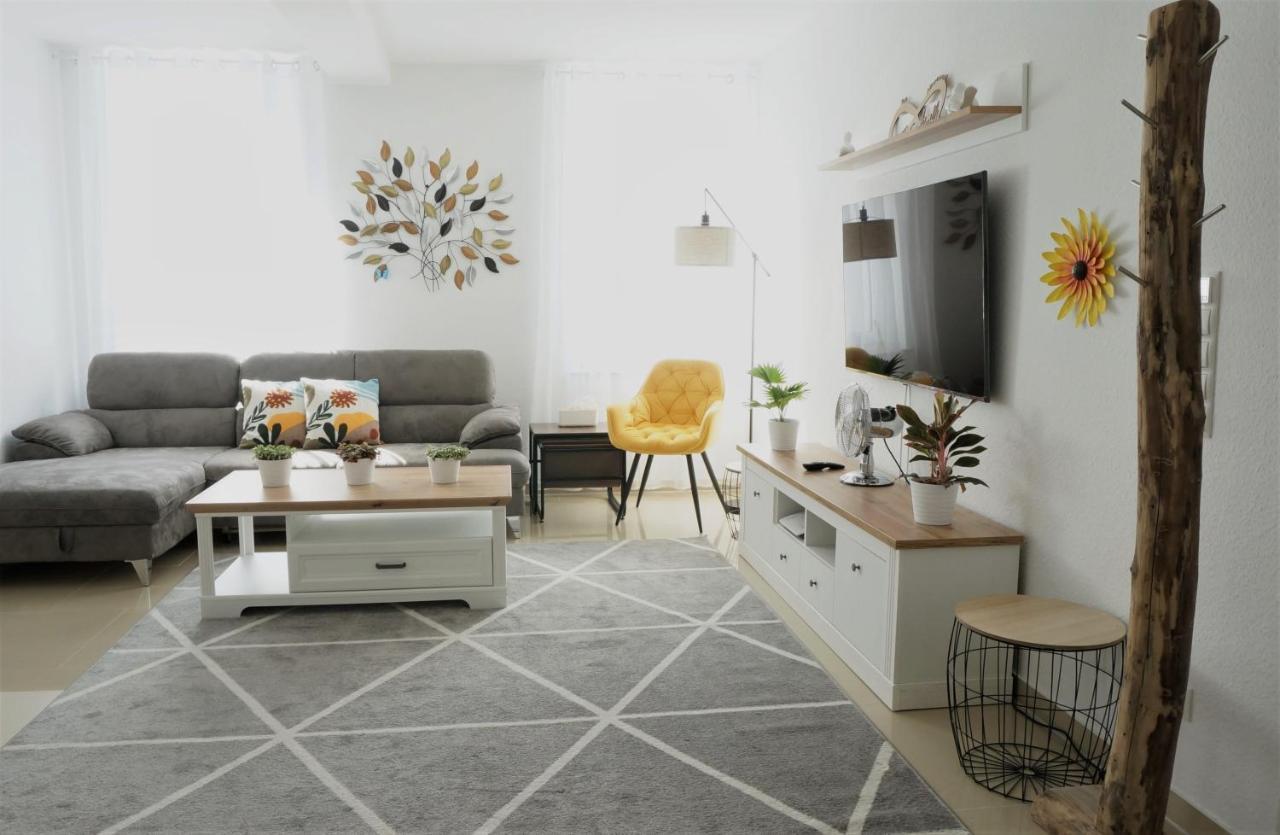 Mein Apartment Flowers Mit Kamin, Bis 10 Personen Frankenthal  Esterno foto