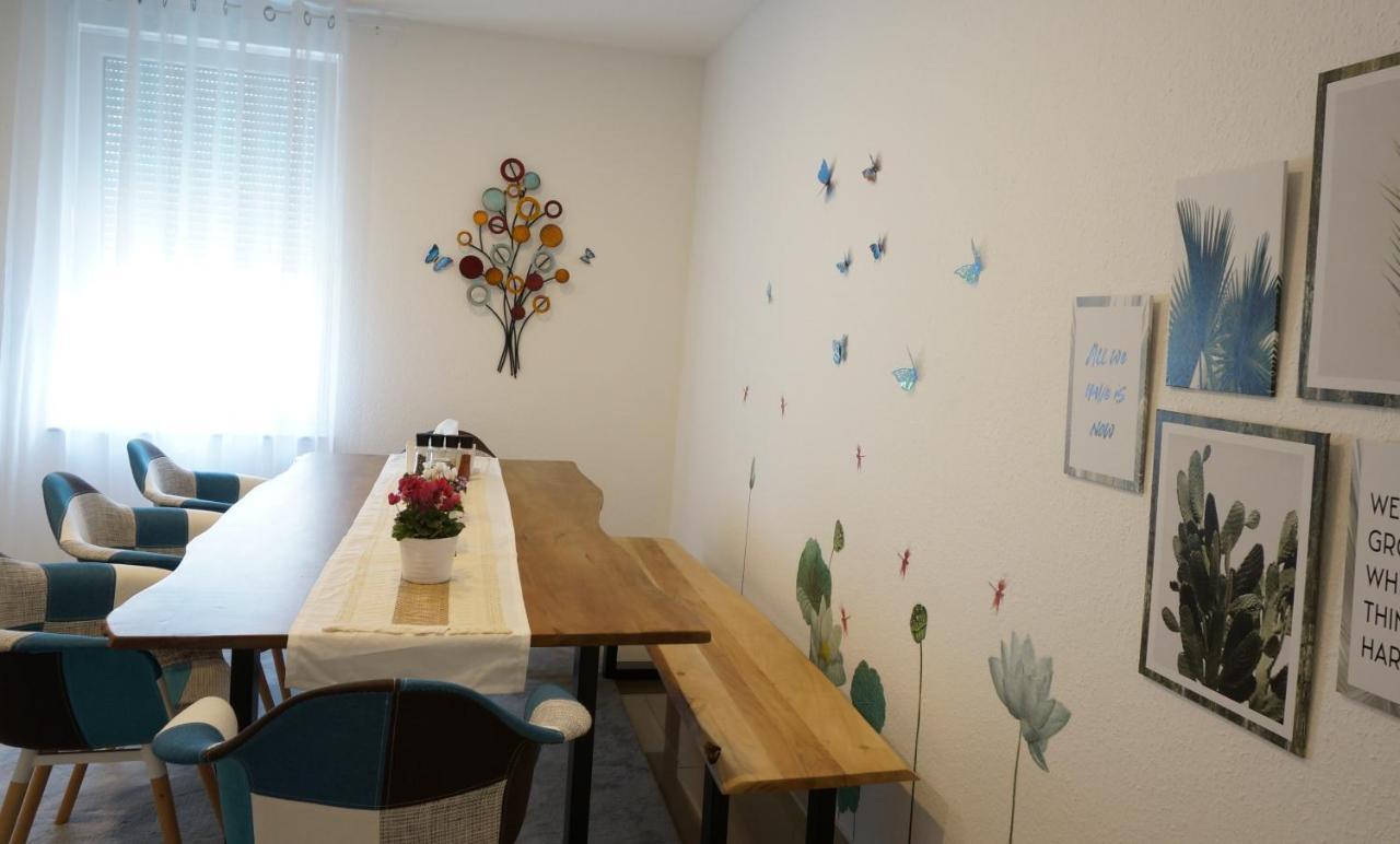 Mein Apartment Flowers Mit Kamin, Bis 10 Personen Frankenthal  Esterno foto